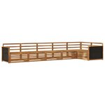 vidaXL Ensemble de canapés d'extérieur 6 pc Naturel