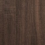 vidaXL Cadre de lit sans matelas chêne marron 75x190 cm