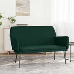 vidaXL Banc Vert foncé 108x79x79 cm Velours