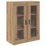vidaXL Haut Armoire 2 Pièces Chêne artisanal Bois d'ingénierie