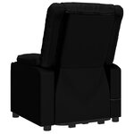 vidaXL Fauteuil Noir Similicuir