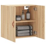 vidaXL Armoire murale chêne sonoma 60x31x60 cm bois d'ingénierie
