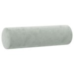 vidaXL Ensemble de canapés 2 Pièces avec coussins gris clair velours
