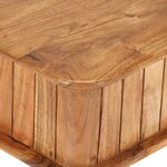 vidaXL Table basse 100x50x40 cm Bois d'acacia massif