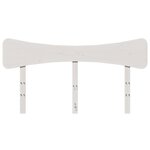 vidaXL Tête de lit blanc 160 cm bois massif de pin