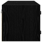 vidaXL Meuble mural Chêne noir 102 x 37 x 35 cm Bois d'ingénierie