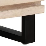 vidaXL Meuble TV 100x34x46 cm bois massif de manguier