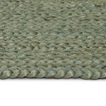 vidaXL Tapis de surface Rectangulaire Vert olive 160 x 160 cm Jute