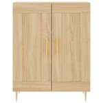 vidaXL Buffet chêne sonoma 69 5x34x90 cm bois d'ingénierie