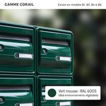 Boîte aux lettres normalisée CORAIL Vert Mouse