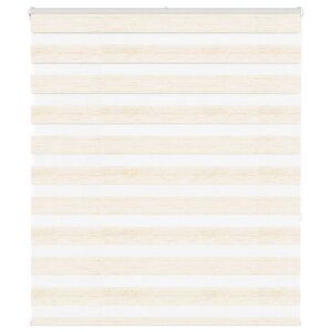 vidaXL Store zèbre beige marbré largeur du tissu 130 9 cm polyester