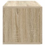 vidaXL Meuble TV mural 98 x 31 x 30 cm Chêne Sonoma Bois d'ingénierie