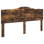 vidaXL Tête de lit Chêne fumé 200 cm Bois d'ingénierie