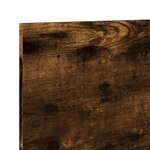 vidaXL Armoire murale 70x16 5x30 cm chêne fumé bois d'ingénierie