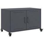 vidaXL Meuble TV anthracite 68x39x43 5 cm acier