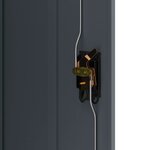 vidaXL Classeur anthracite 90x40x140 cm acier