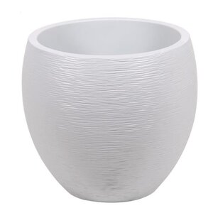 EDA Pot rond Graphit Ø50cm - Contenance 46L - Blanc cérusé