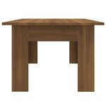 vidaXL Table basse Chêne marron 100x60x42 cm Bois d'ingénierie