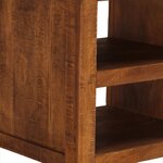 vidaXL Table basse avec 2 tiroirs 90x40x50 cm bois solide de manguier