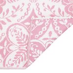 vidaXL Tapis d'extérieur Rose 300 x 400 cm PP