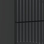vidaXL Cabinet de chevet avec tiroir 2 Pièces Noir 43 x 34 5 x 44 5 cm