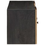vidaXL Meuble TV avec étagère avec stockage Laiton 105 x 30 x 35 cm
