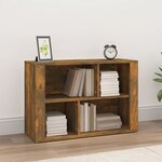 vidaXL Buffet Chêne fumé 80x30x54 cm Bois d'ingénierie