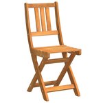Chaises de jardin pliantes vidaXL 6 Pièces 36x46x86 cm Bois massif d'acacia