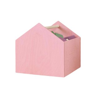 Boîte de rangement HOUSE rose