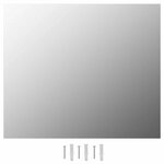 vidaXL Miroir sans cadre 70x50 cm Verre