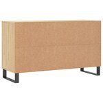 vidaXL Armoire à chaussures Chêne sonoma 102x36x60cm Bois d'ingénierie