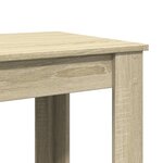vidaXL Table de bar chêne sonoma 51x50x103 5 cm bois d'ingénierie