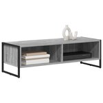 vidaXL Meuble TV Gris Sonoma 100 x 36 5 x 30 5 cm Bois d'ingénierie