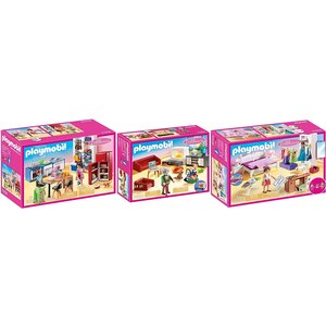 PLAYMOBIL 70206-07-08 - Dollhouse – 70206+70207+70208