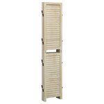 vidaXL Cloison de séparation 5 panneaux 175x165 cm Bois de Paulownia