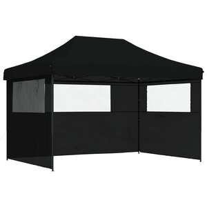 vidaXL Tente de fête 279 x 410 x 315 cm Noir Tissu Oxford