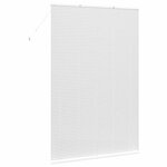 vidaXL Store de Fenêtre avec des rideaux Autre Blanc 150 x 220 cm Aluminium