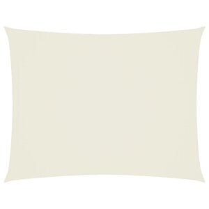 vidaXL Voile de parasol tissu oxford rectangulaire 3x4 5 m crème
