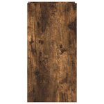 vidaXL Support de Plante 2 pièces Chêne fumé 30 x 30 x 60 cm