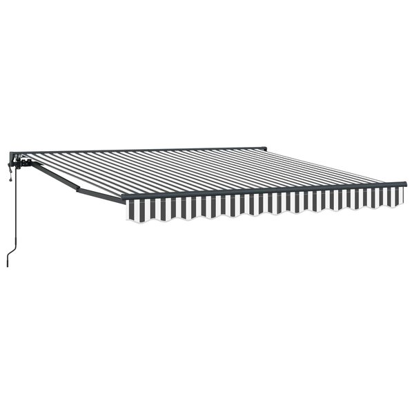 vidaXL Cadre d'auvent Anthracite et blanc 300 x 250 cm