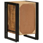 vidaXL Cabinet de chevet 40 x 35 x 50 cm bois de manguier massif