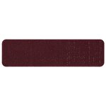 vidaXL Marches d'escalier 15 Pièces Bordeaux 75 x 20 cm Polypropylène