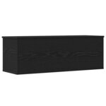 vidaXL Boîte de Rangement avec stockage Chêne noir 102 x 35 x 35 cm