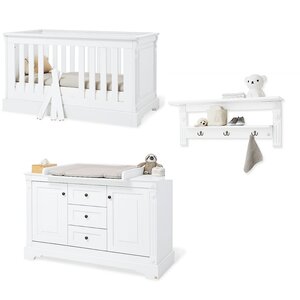 Chambre d'enfant Emilia extra large avec étagère murale 3 pièces