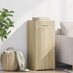 vidaXL Buffet chêne sonoma 40x42 5x93 cm bois d'ingénierie