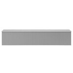 vidaXL Abri de jardin Gris 257x990x181 cm Acier galvanisé