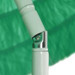 vidaXL Parasol de plage Hawaii vert 180 cm
