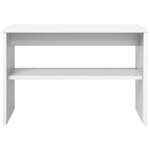 vidaXL Meuble TV Blanc 60 x 30 x 40 cm Bois d'ingénierie