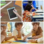 ACROPAQ Tablette Dessin Enfant 10 pouces- Ardoise Magique Ecran couleur LCD- tablette LCD-(Pile CR2025 incluse) Bleu