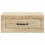 vidaXL Cabinet de chevet mural Chêne Sonoma 49 x 34 5 x 20 cm